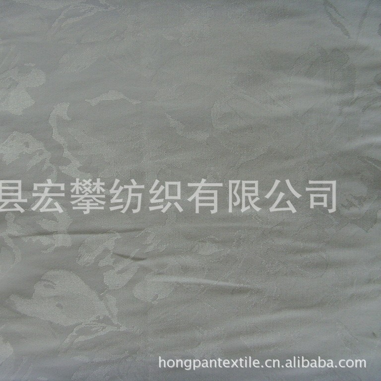 提花工厂供应梭织涤棉弹力全棉弹力贡缎大提花面料TC缎纹提花裤子