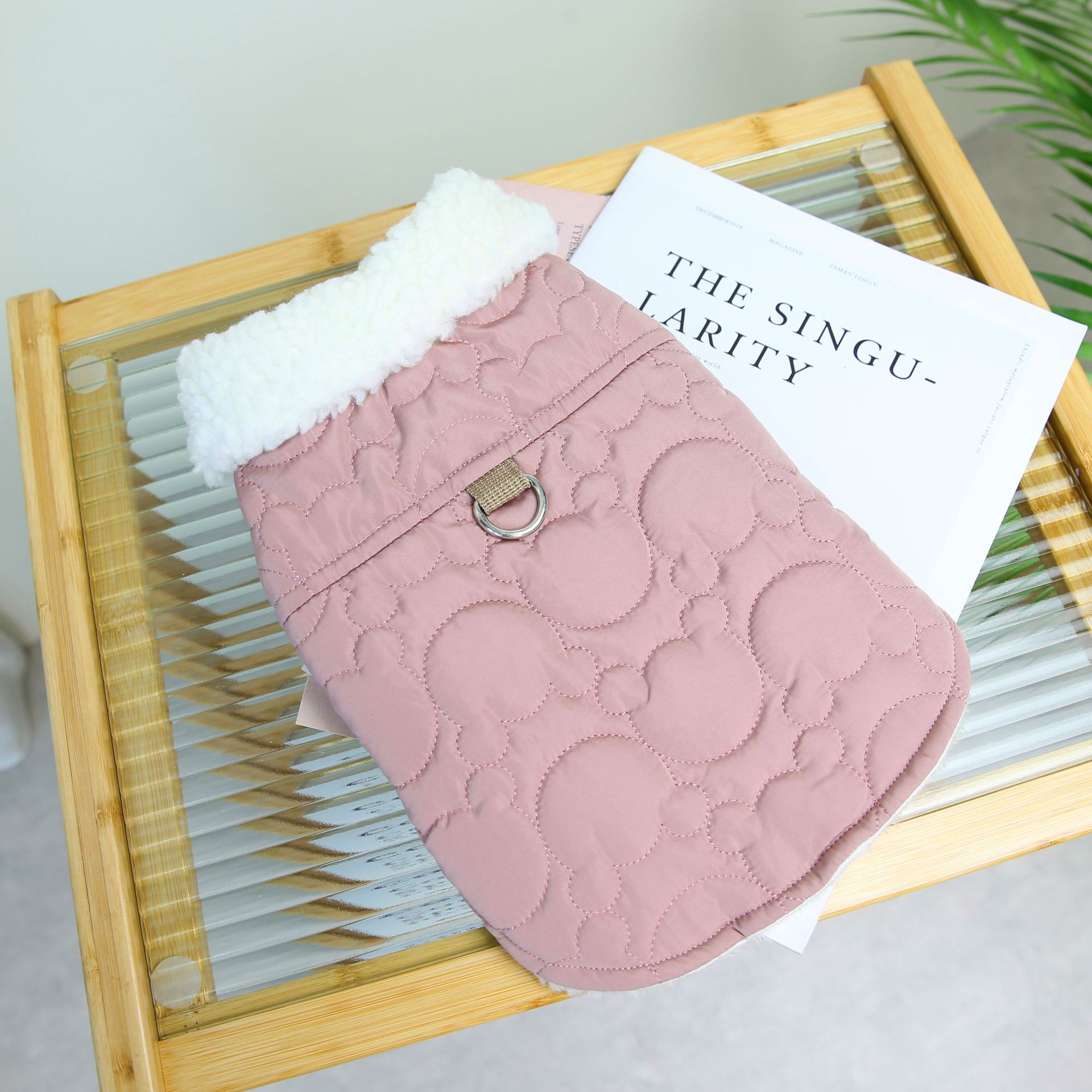 2022 Yuanyuan quilted embroidered two-leg cotton coat