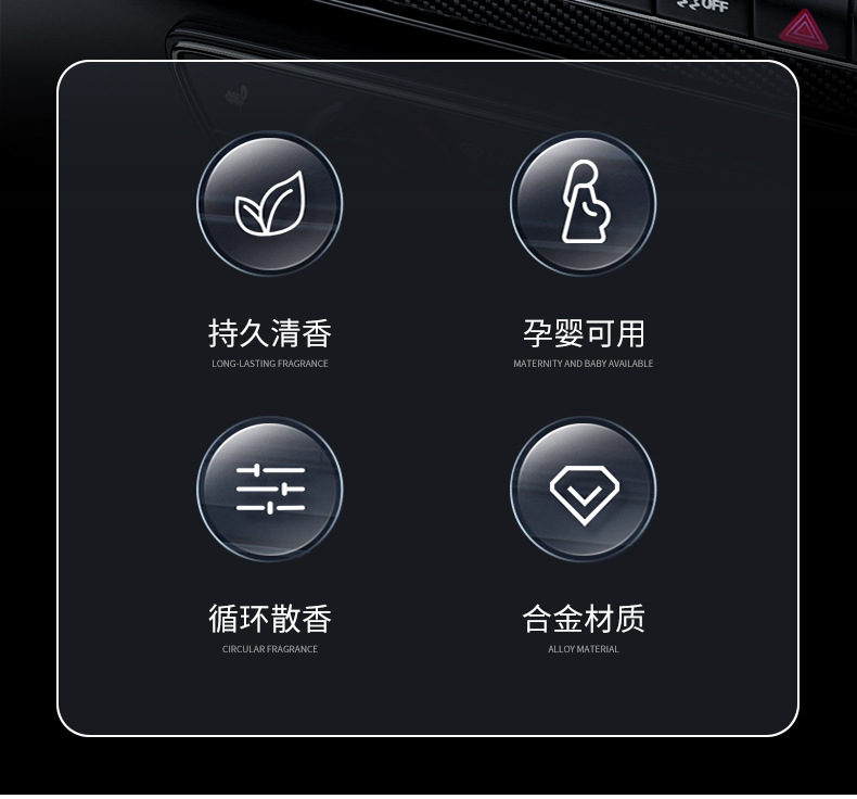 Suitable for Ledo L60/L90 Car Aromatherapy Car Perfume Air Outlet Balm Fragrance Ornaments Car Interior Supplies