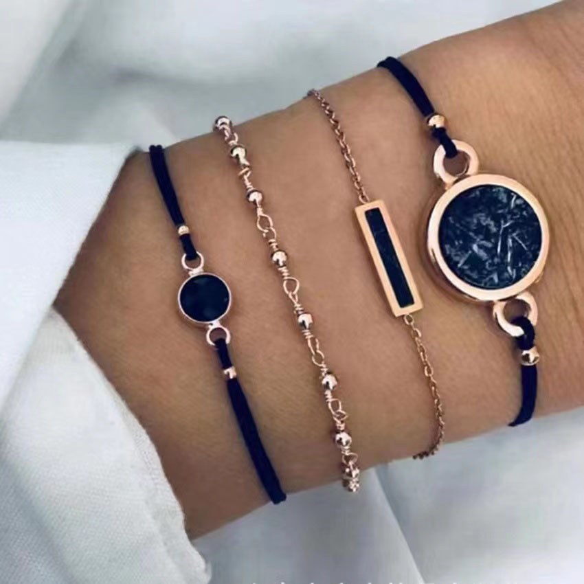 블랙 디스크 팔찌