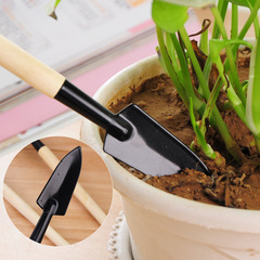 Wholesale gardening three-piece set of stainless steel garden tools flower planting shovel rake succulent potted flower planting soil shovel