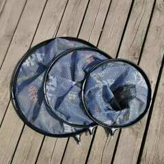 批發可換網輕便炫彩鋁合金抄網頭防掛魚不易傷釣魚抄網頭