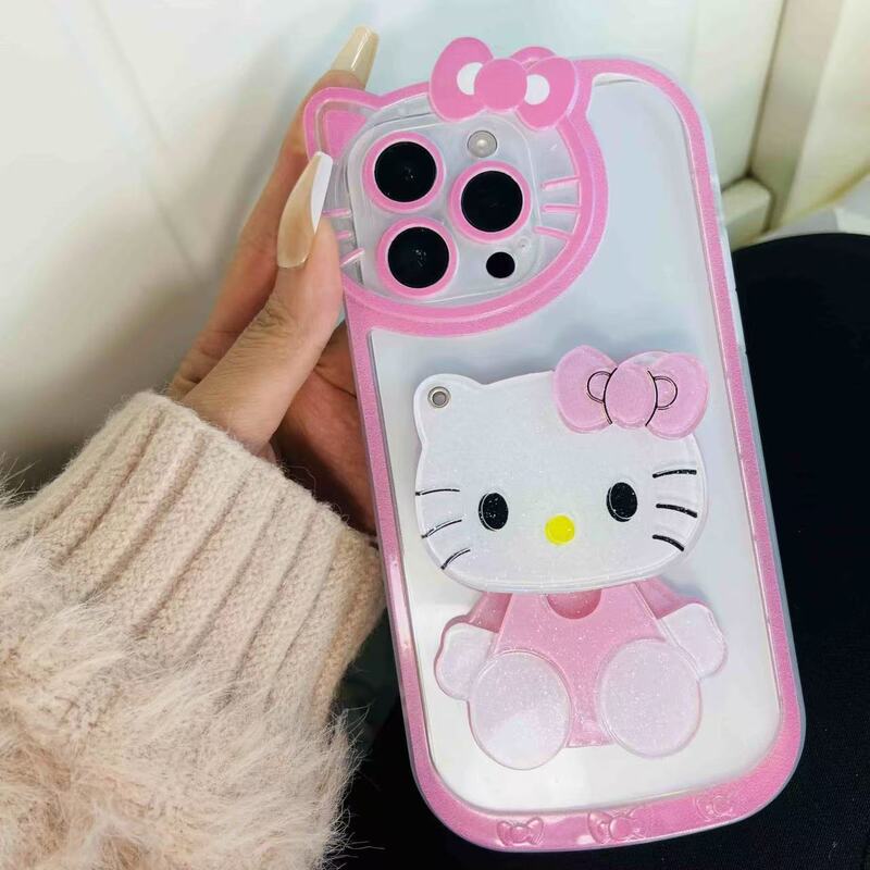 Sanrio Mobile Phone Case Cute Xiyin Temu Cross-Border Suitable for Apple 15 14 13 16 11 Soft and Cute