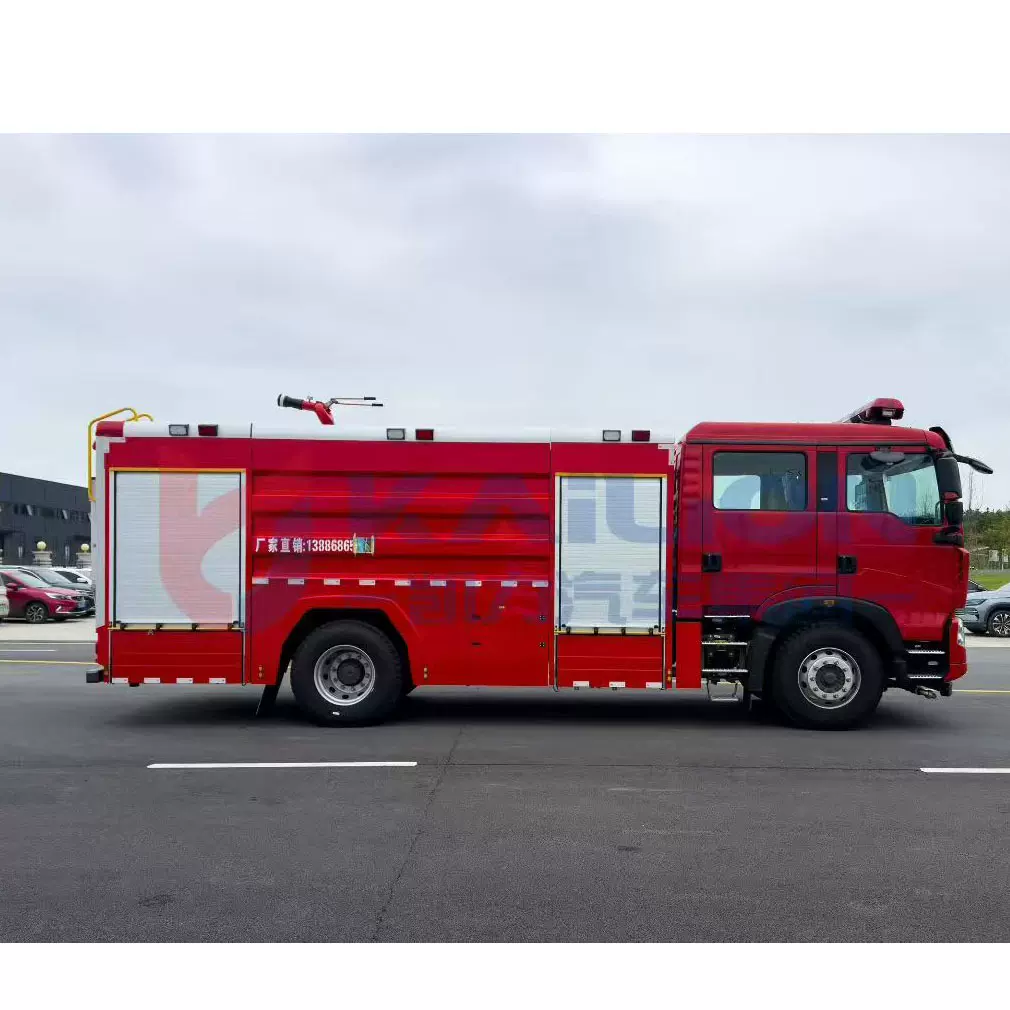 重汽五十铃东风水罐泡沫消防车森林草场灭火干粉救援车可出口