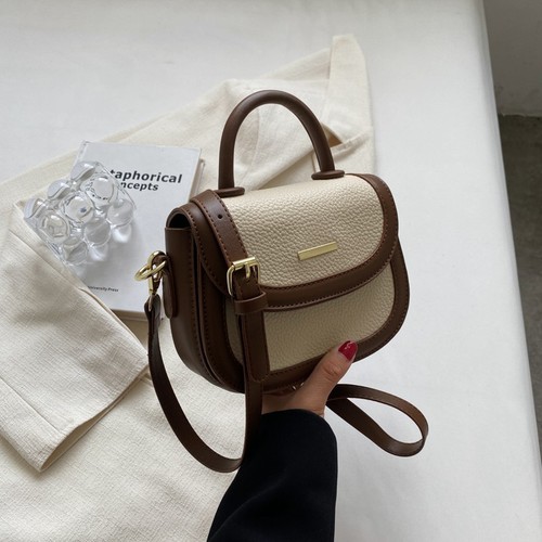 Unique Retro Handbag  New Fashion Korean Style Crossbody Bag Versatile Elegant Single Shoulder Small Square Bag
