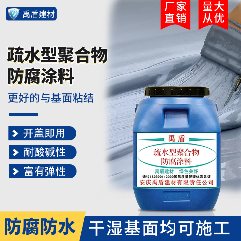 耐酸碱盐疏水型聚合物防腐涂料 污水处理厂自来水厂发电厂垃圾场