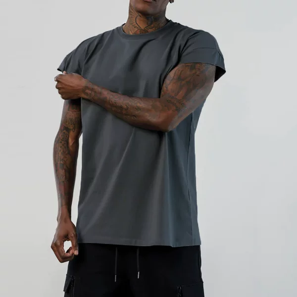 gymking Muscle Fitness Training Vest Sleeveless Basketball Running Hurdle Vest Sports Leisure Fashion