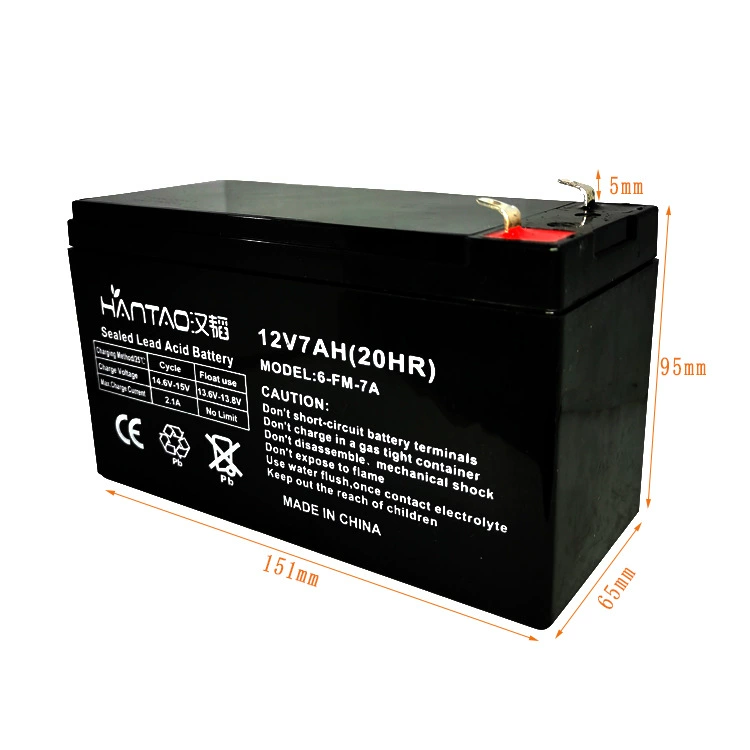 Аккумулятор для сигнализации и электромобиля, источник питания, 12V 7Ah
