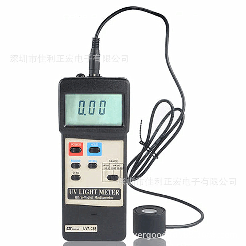 LUTRON路昌UVA照度测试仪UVA-365紫外线光度计数字照度仪