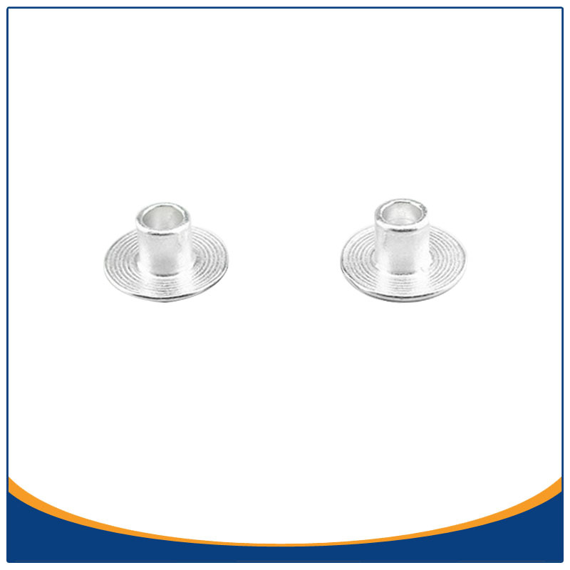 多工位冷镦铆钉东莞厂家批量供应 9.5MM环保铝材质伞头半空心T帽