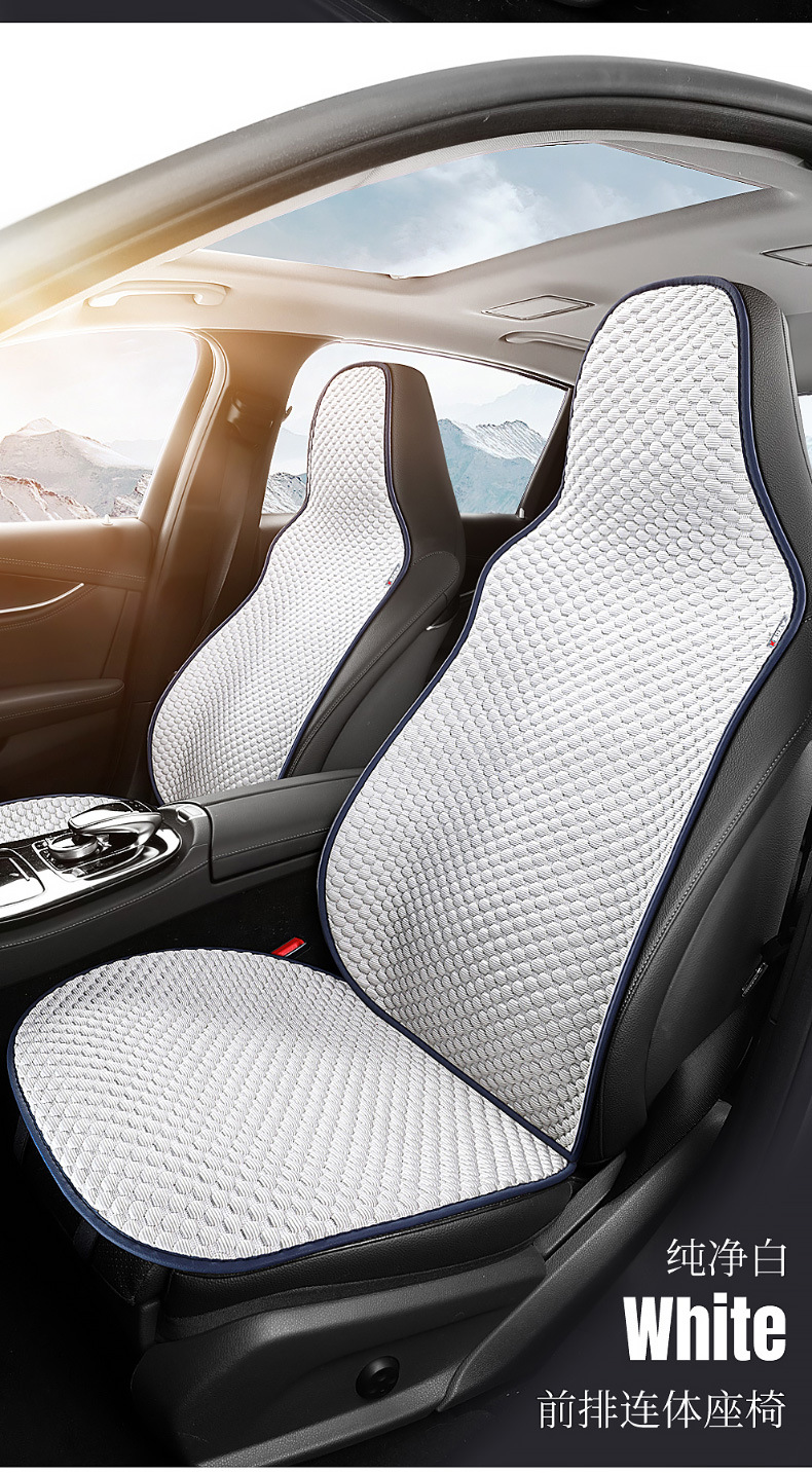 Car Seat Cushion, Universal for All Seasons, Summer Cooling Cushion, Rear Seat, Car Cushion, Half-Pack Seat Cover, Ventilated Seat Cushion Wholesale