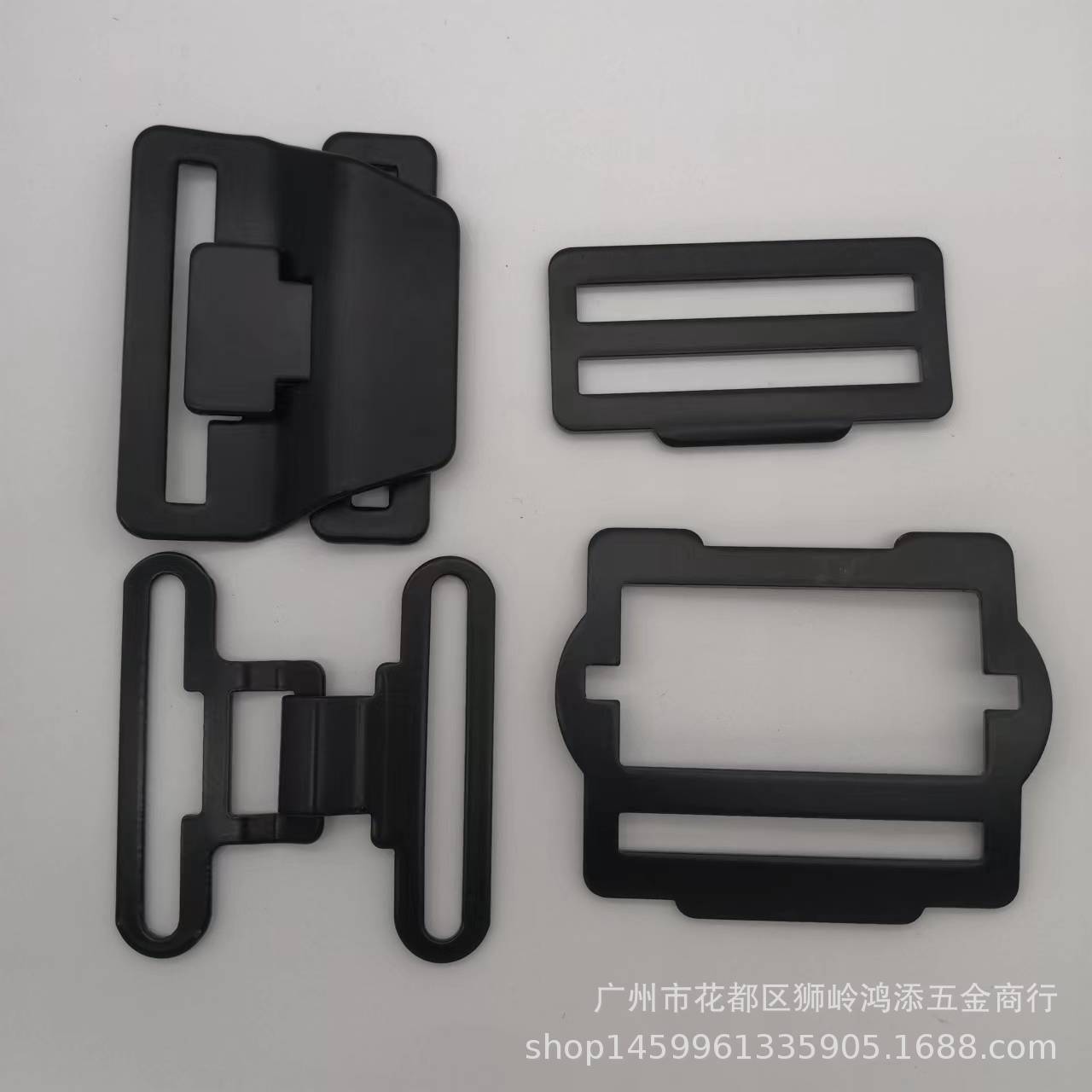 战术腰带对扣单沟 战术腰带五金配件织带扣调节扣军扣军训腰带扣