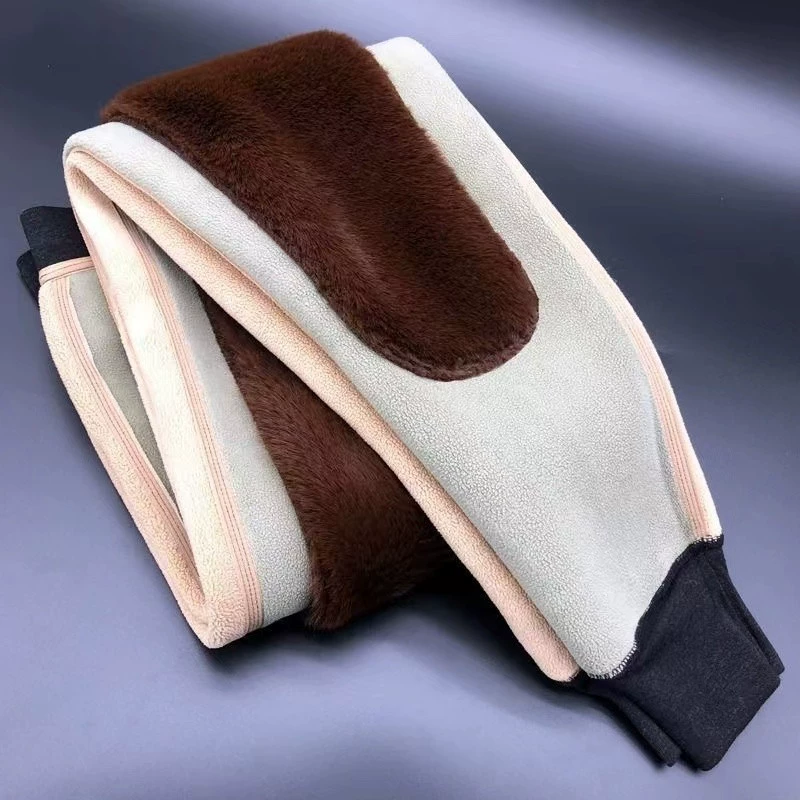 [Супер на продажу] теплые брюки мужские бархатные толстые осенние и зимние холодные теплые брюки наколенники