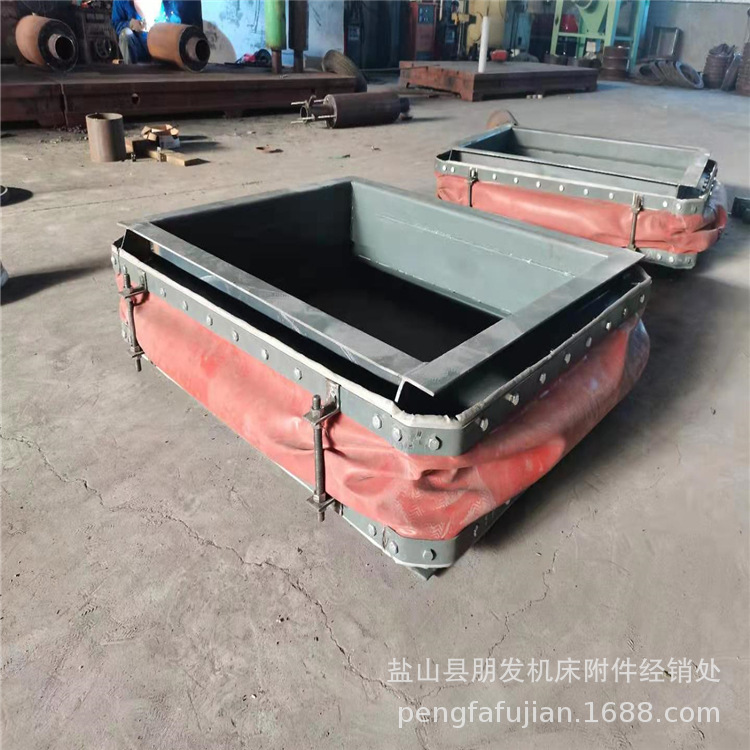 非金属膨胀节 矩形金属补偿器纤维织物补偿器 非金属蒙皮织物管道