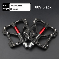 New mountain bike aluminum bearing pedal bicycle bearings pedal mountain bike 3 ball bearing pedals