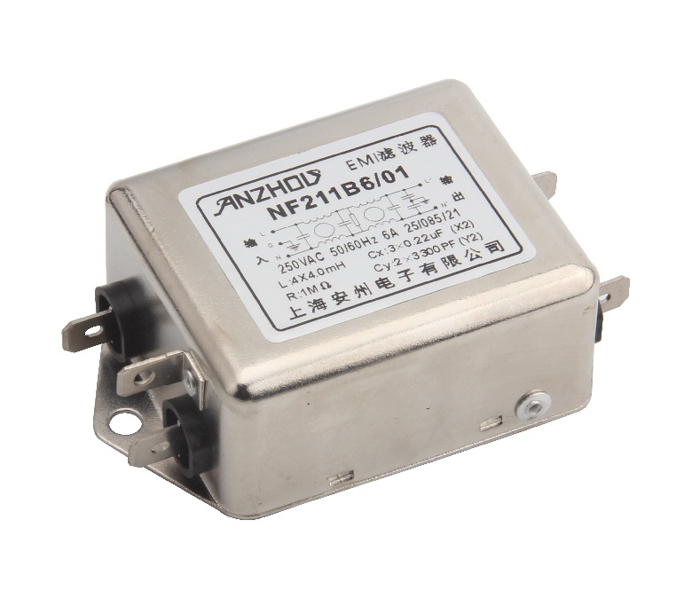 NF221B6/01 6A 250V EMI滤波器