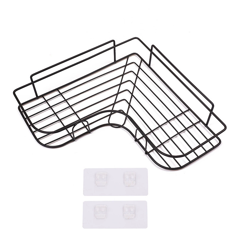 donated kitchen triangle storage rack toilet bathroom corner setting rack bedroom wall hanging wall storage shelf