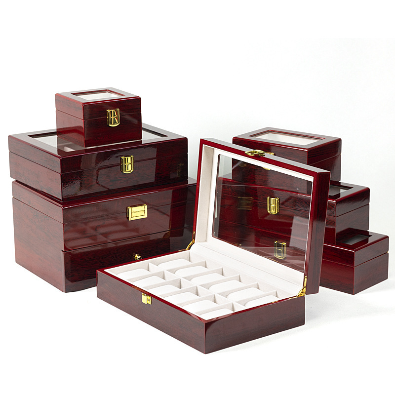 Dust-Proof Watch Box Storage Box Bracelet Display Box Watch Box Sports Watch Box Home Exquisite Flip-Top Jewelry