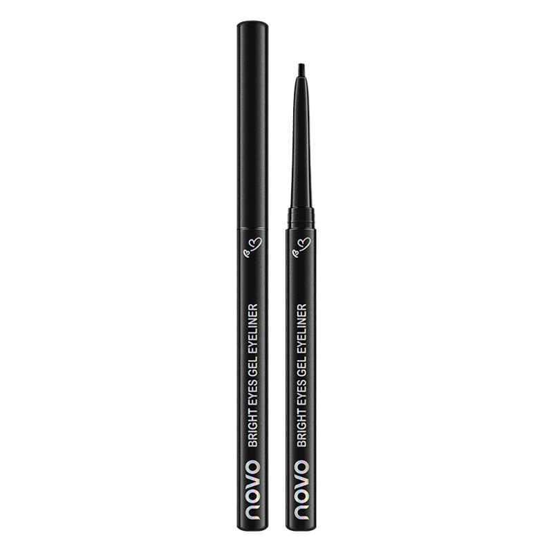 Novo5376 Heart-Pounding Eyeliner Gel Pen, Smooth and Shaped, Not Easy to Smudge, Waterproof and Sweat-Proof Eyeliner Pen