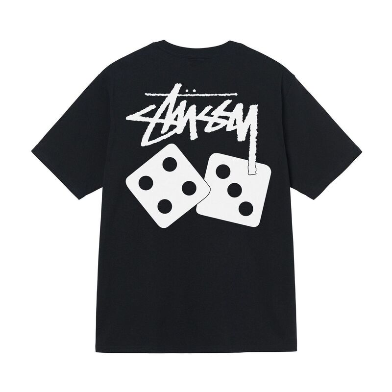 Stussy アメリカのトレンドブランド 男女兼用 ハイウェイトピュアコットン 半袖 夏 メンズ ルーズTシャツ 3つのラベル|undefined
