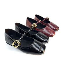 女童皮鞋爆款欧美平底复古法式气质走秀洋气公主鞋玛丽珍儿童单鞋