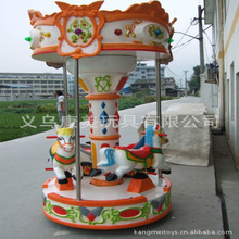 厂家直幼儿园玻璃钢转椅游乐场儿童电动游乐设施三座转盘多人转椅