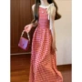 无袖绝美独特法式连衣裙
