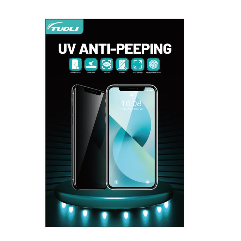 Tuoli HD UV película de curado a prueba de explosiones anti-huella digital máquina de corte de película consumibles Luz de curado UV película de corte de pantalla curvada película suave