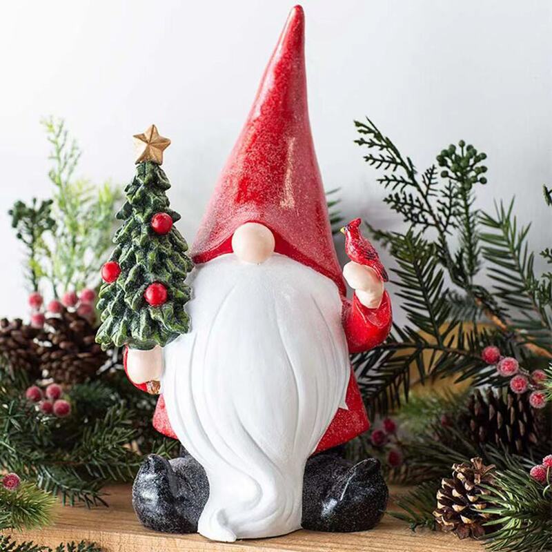 Cross-border foreign trade resin crafts to map production Christmas Halloween garden gardening resin ornaments production