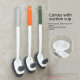 Nordic double-sided toilet brush household toilet washing crutch no dead angle gap cleaning brush wall-mounted toilet brush