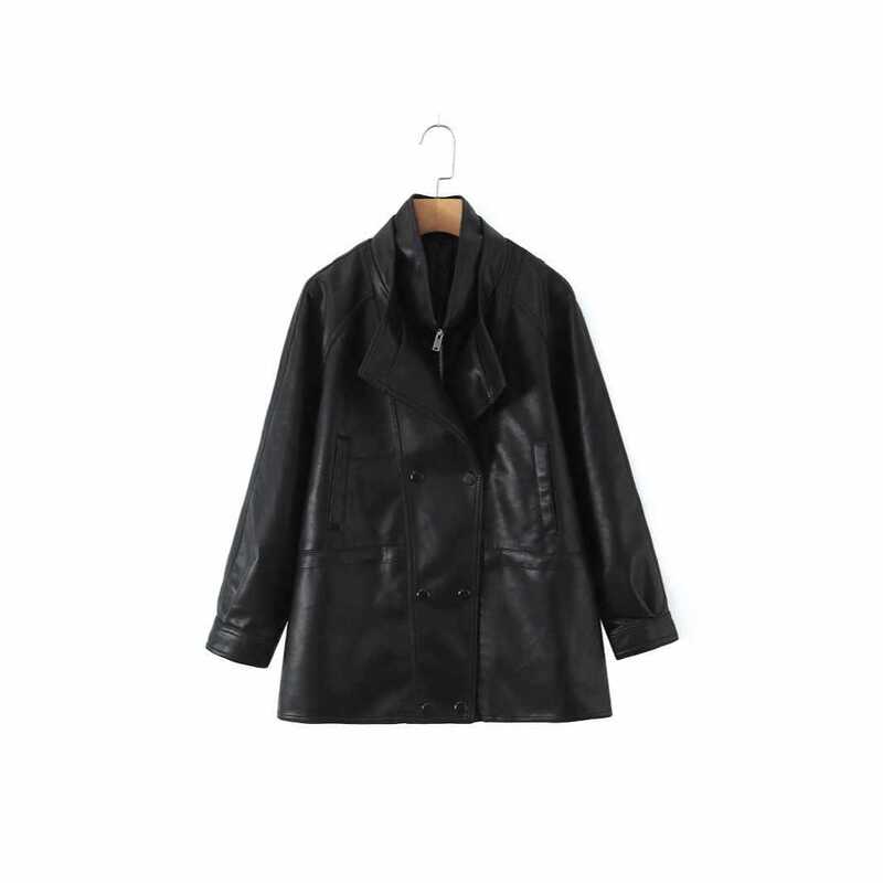 Autumn and Winter Haining Leather Bubble Leather Lambskin Motorcycle Jacket Men and Women Same Style Couple Leather Jacket