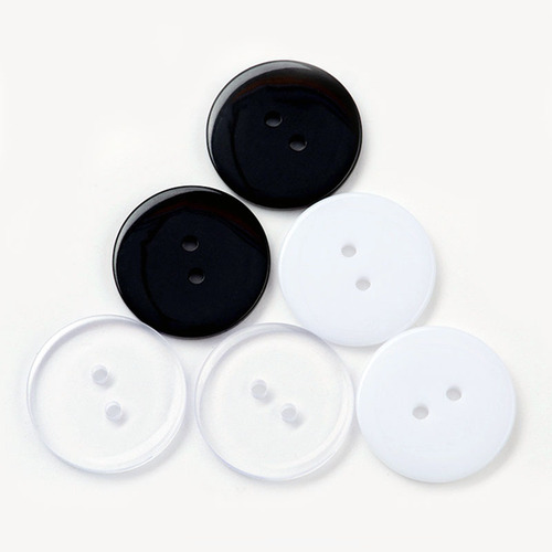 Resin bread button, four-eye button, quilt cover, underwear pad button, transparent shirt button, flat two-eye button