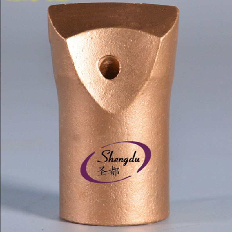 马蹄形钻头一字型斜假刃钎头