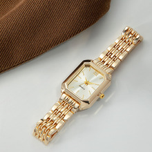 跨境爆款女士手表时尚方形手表女生新款玻璃石英表高级感轻奢女表