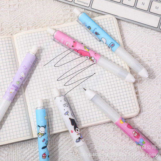 Sanrio small fat ding press pen high color value ST quick-drying gel pen-INS wind cute girl heart students brush questions