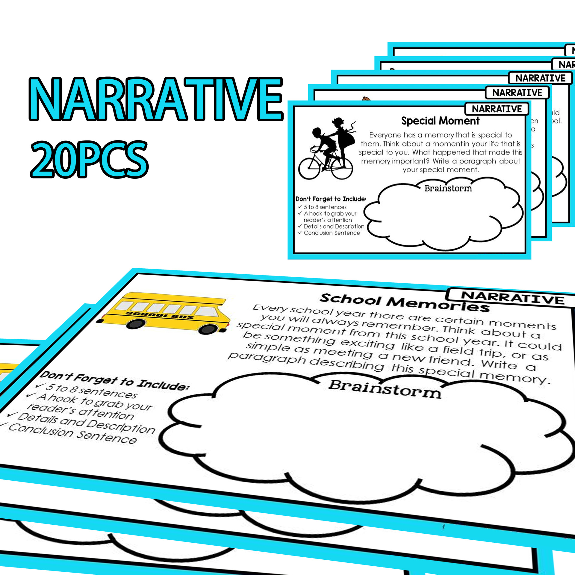 내러티브 카드 20장