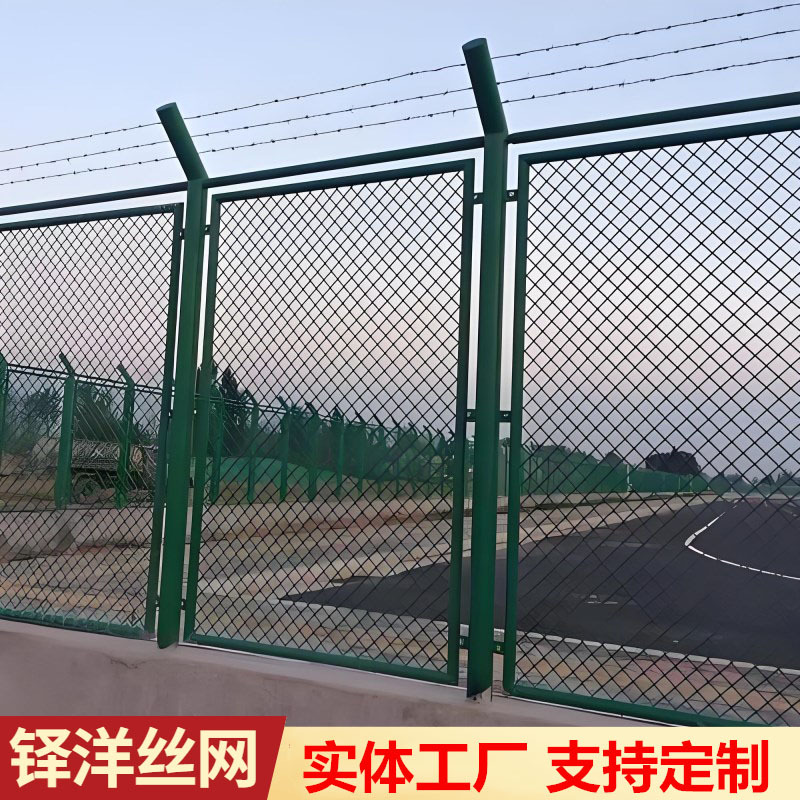 监狱护栏网菱形隔离网河道防护网铁丝网围栏沙漠隔离围栏网护栏