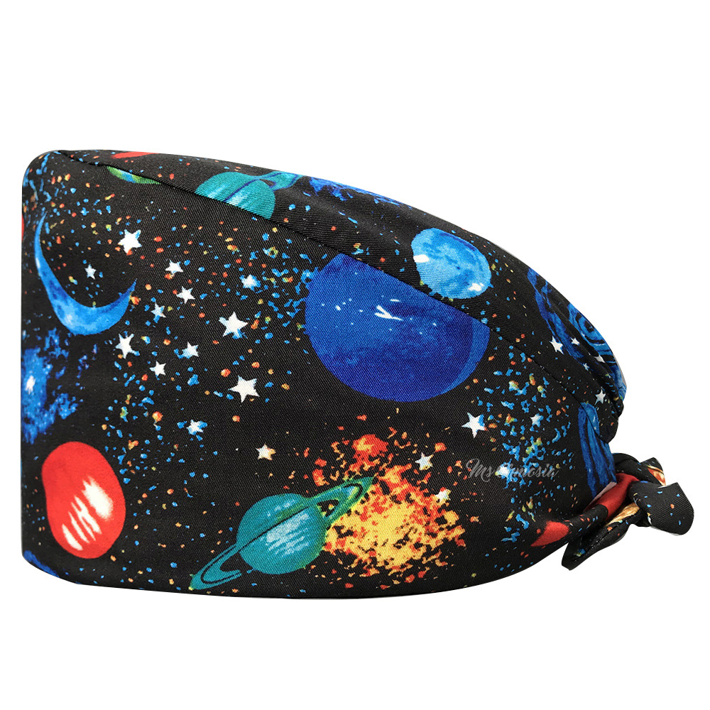 De gama alta de dibujos animados de Mickey patrón de dibujos animados casquillo de la enfermera médico casquillo quirúrgico mascota empleado tapa de trabajo AliExpress