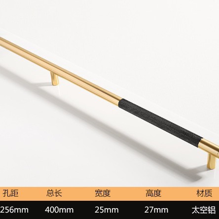 Al por mayor muebles de gabinete de ropa mango de aleación de aluminio sólido simple resistente al desgaste mango durable decoración del hogar muebles accesorios de hardware