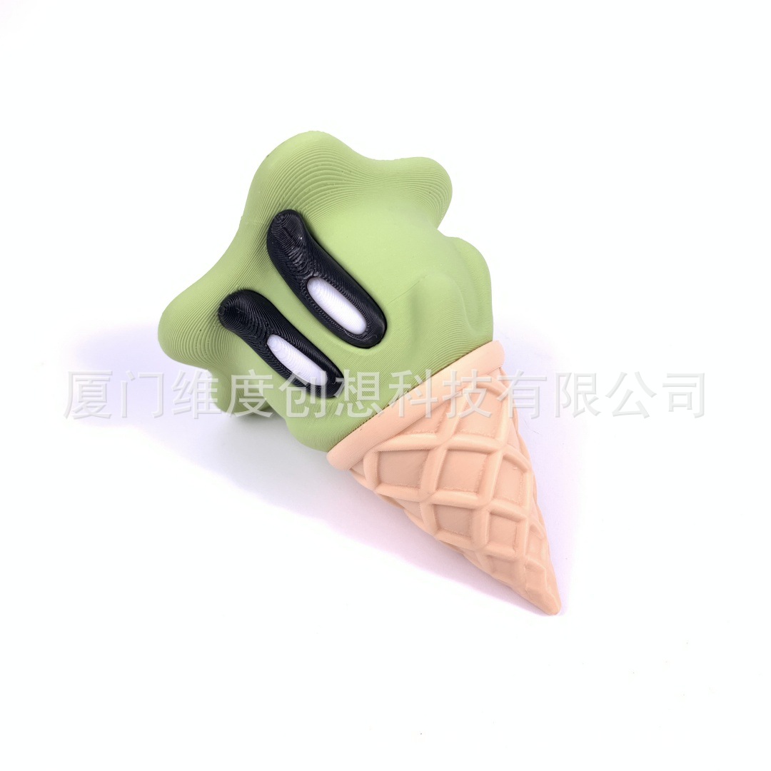 Juguetes de impresión 3D helado barril desmontable adorno de helado Navidad regalos de día de San Valentín regalos de vacaciones