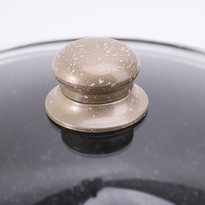 Huevo frito maifan Piedra sartén antiadherente Cocina de Inducción olla de sopa hogar al por mayor olla de sopa de fondo plano traje de regalo de la empresa