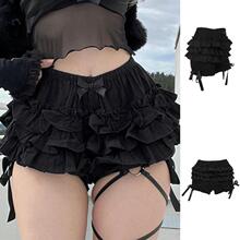 B 22405 Lolita lace plaid pumpkin skirt ��������˿�����Ϲ�ȹ