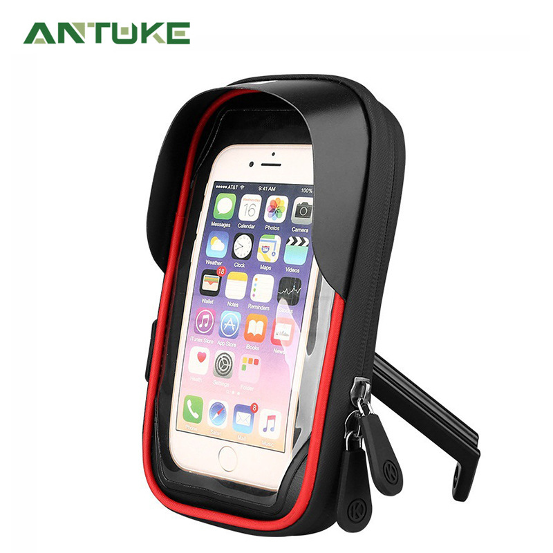 산악 자전거 터치 스크린 휴대 전화 랙 카드 가방 오토바이 전기 자동차 방수 네비게이션 브래킷 차양 버전 휴대 전화 랙