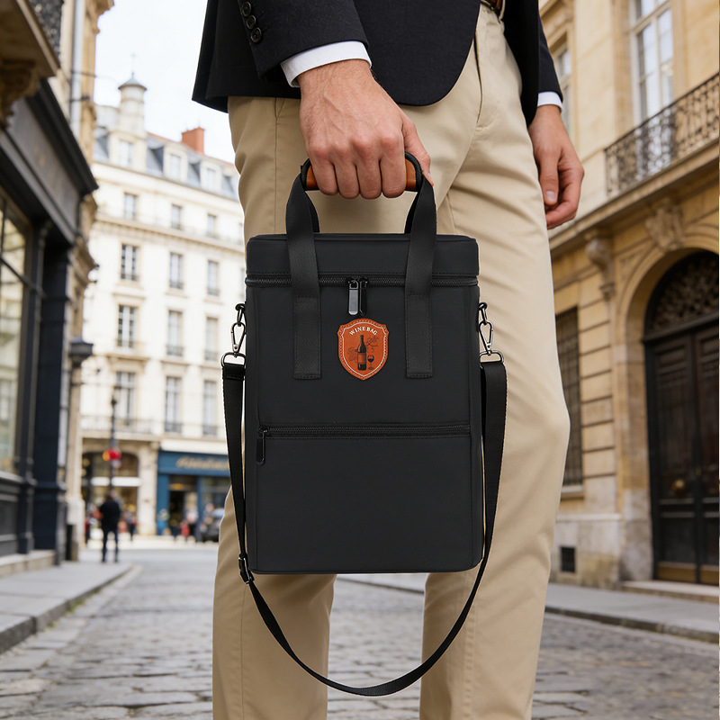 Bolsa de almacenamiento de vino tinto al aire libre en caliente transfronterizo 3 bolsas de almacenamiento de vino tinto refrigerado de gran capacidad