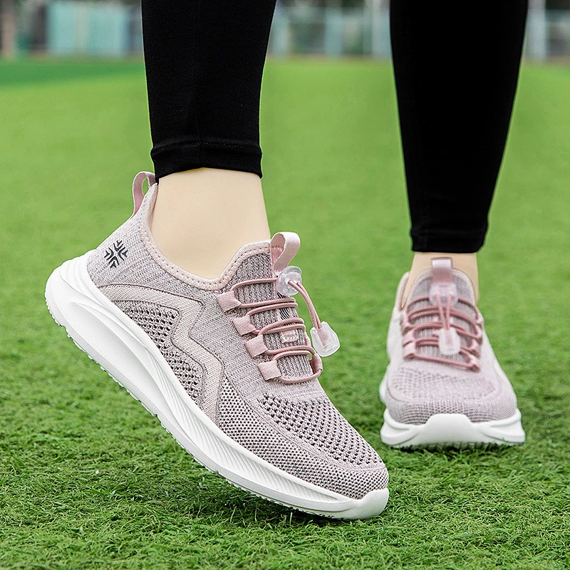 Удобная пожилая обувь женская летняя мама обувь повседневная легкая мягкая подошва нескользящая обувь для пожилых людей