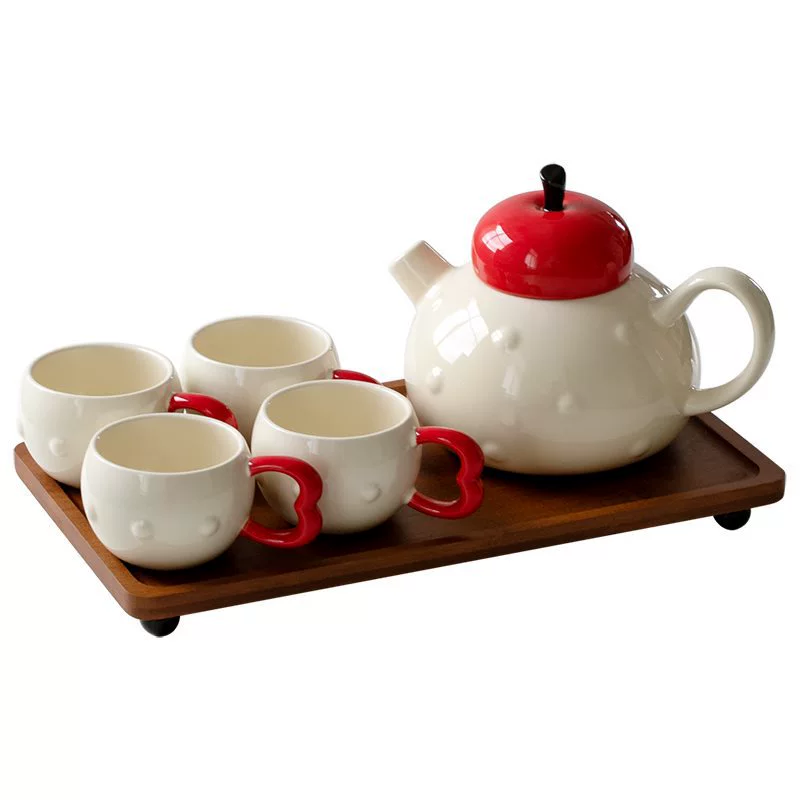 Ceramic teapot, tea cup, set, gift box, christmas gift, Birthday gift