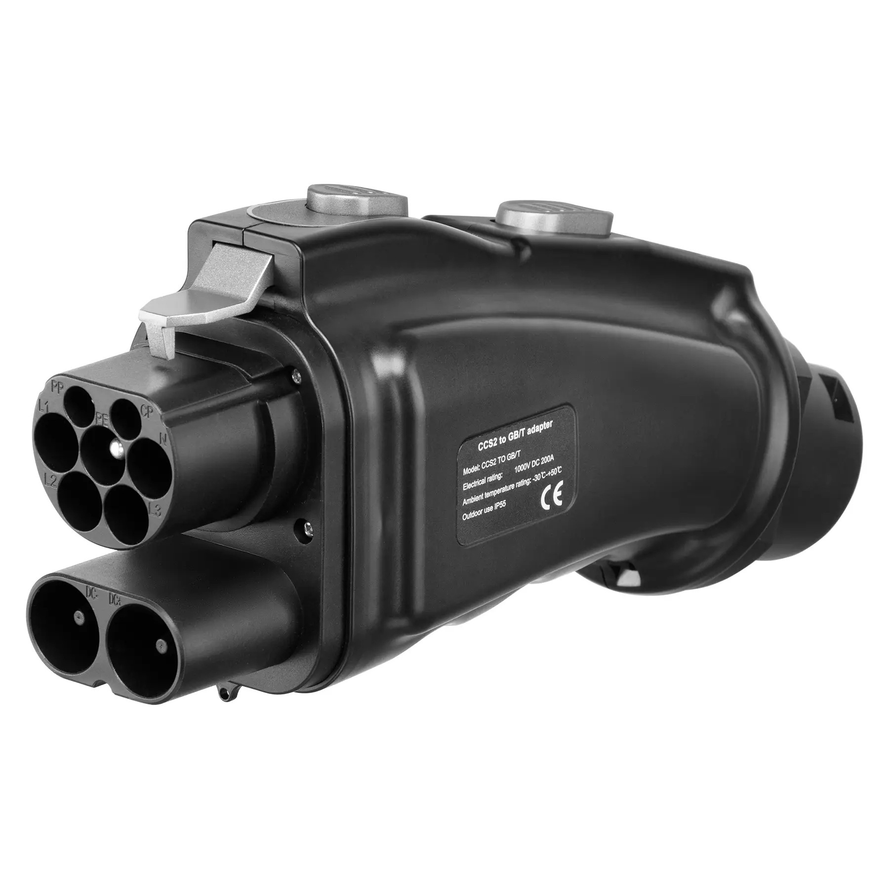 NTO欧标转国标新能源汽车充电转接头CCS2转GB/T直流快充防水防尘