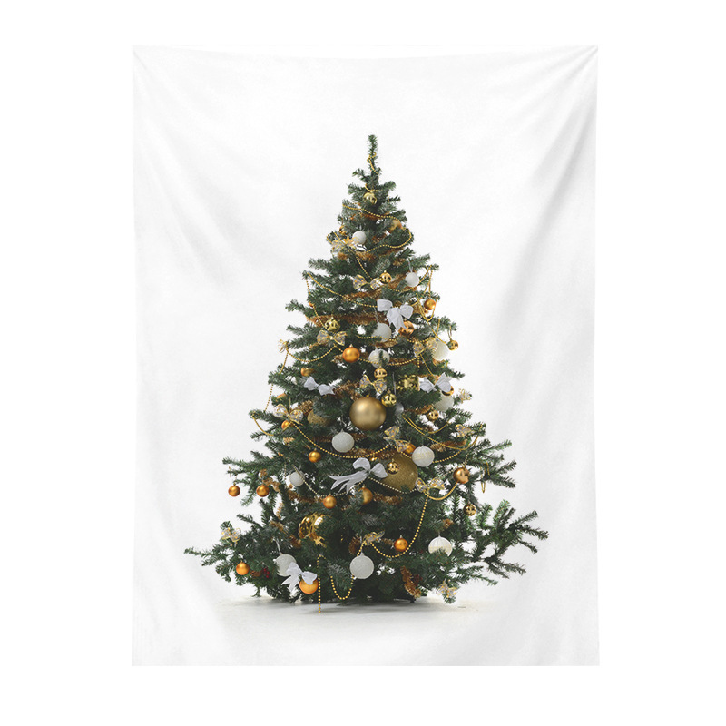 アマゾン クリスマス背景布 クリスマスツリー タペストリー 寝室 寮 ベッドサイド 壁掛け布 クリスマス雰囲気 ホームファブリック|undefined