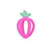 Children's teether, grabber, silica gel line strawberry, toy, Amazon