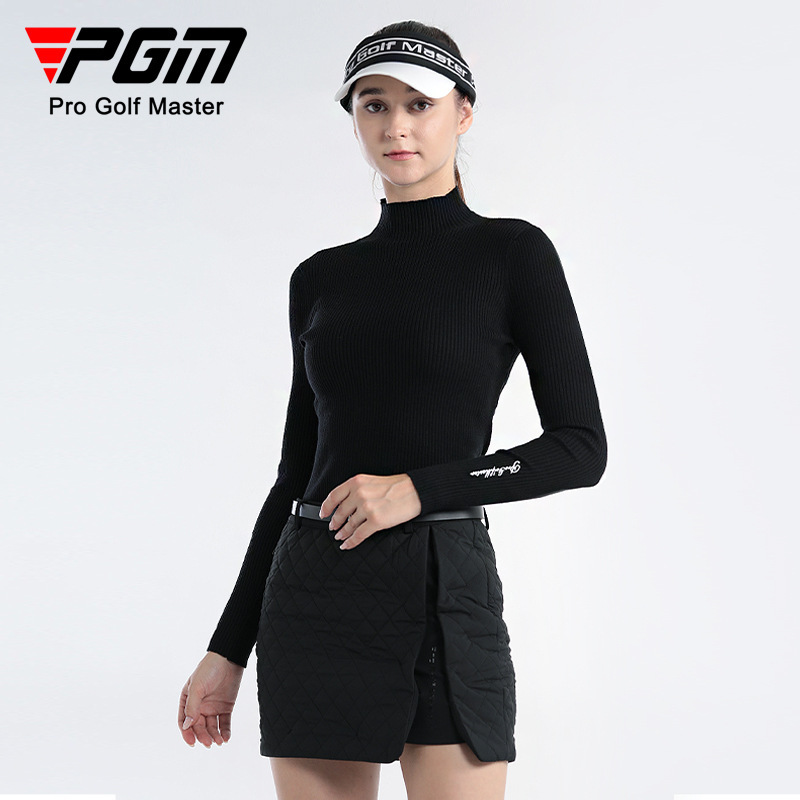 PGM golf clothing women's sweater bottoming shirt autumn and winter warm women's woolen top soft and comfortable